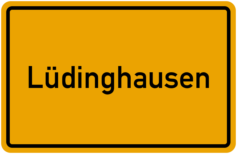 Ortsschild Lüdinghausen