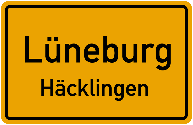 Ortsschild Lüneburg