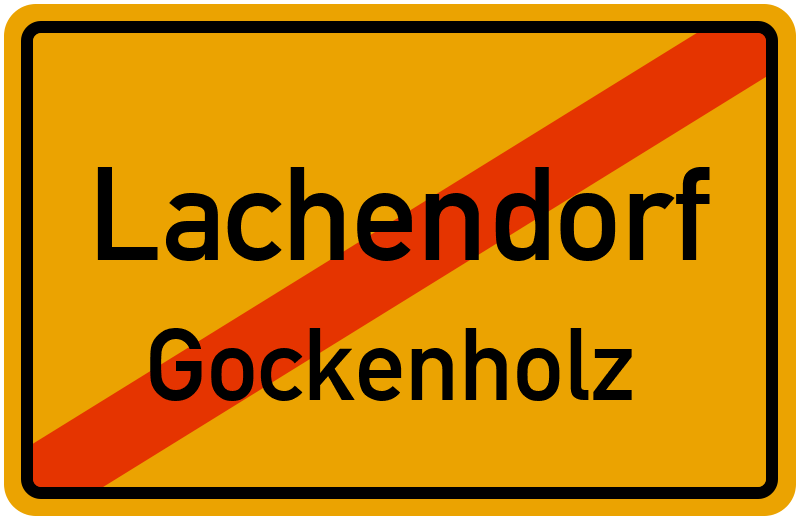 Ortsschild Lachendorf
