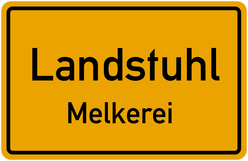 Ortsschild Landstuhl