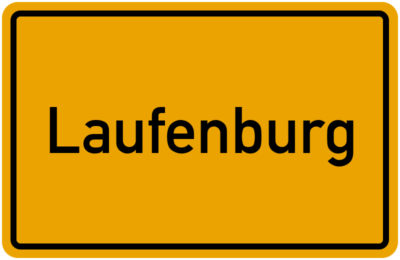 Ortsschild Laufenburg
