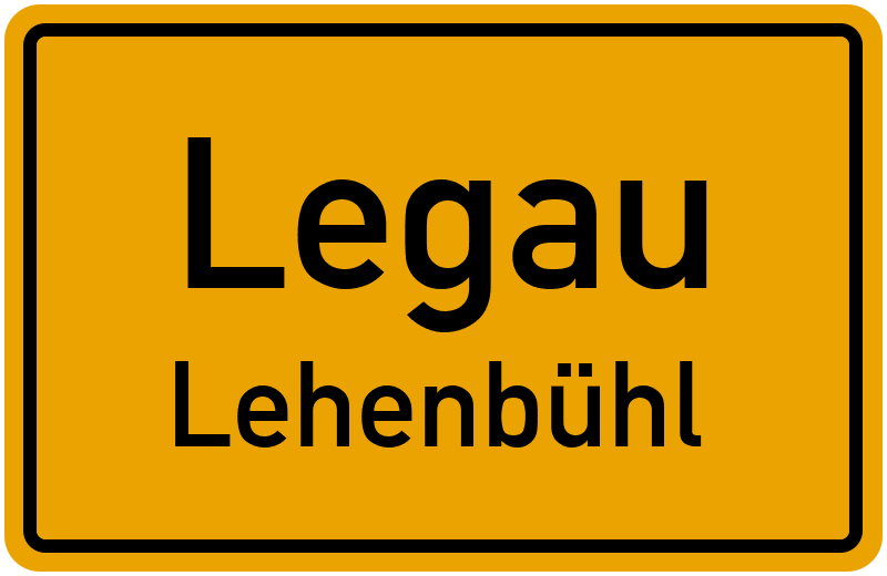 Ortsschild Legau