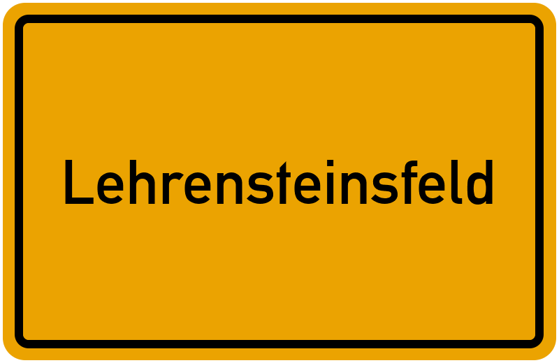 Ortsschild Lehrensteinsfeld