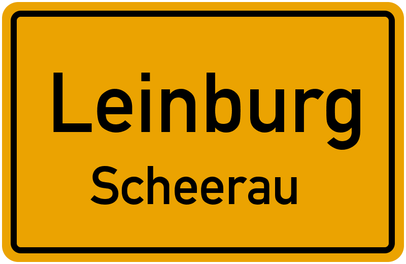 Ortsschild Leinburg