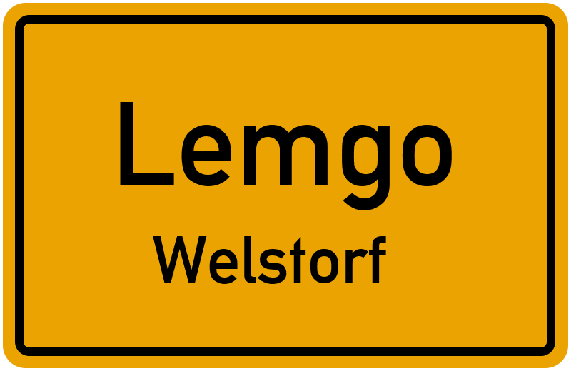 Ortsschild Lemgo