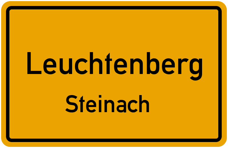 Ortsschild Leuchtenberg