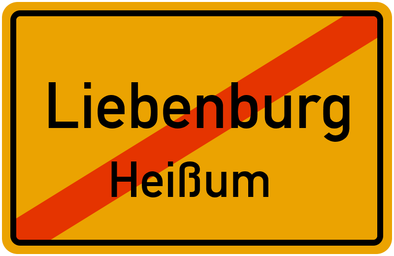 Ortsschild Liebenburg