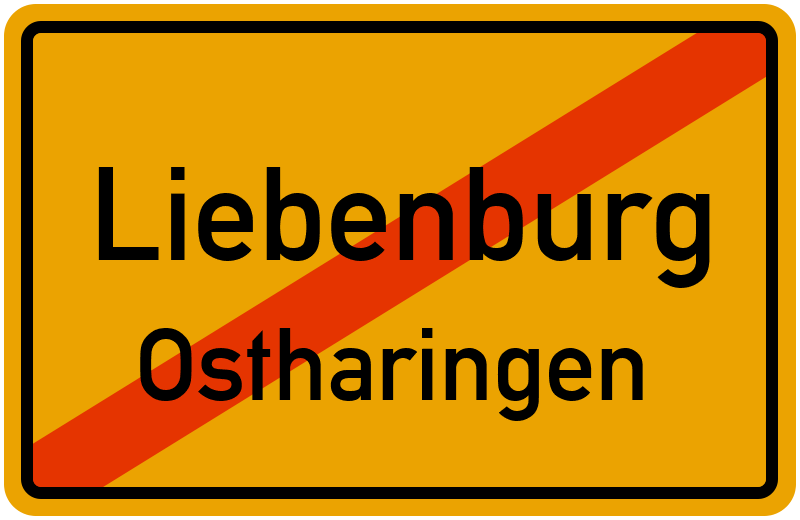 Ortsschild Liebenburg
