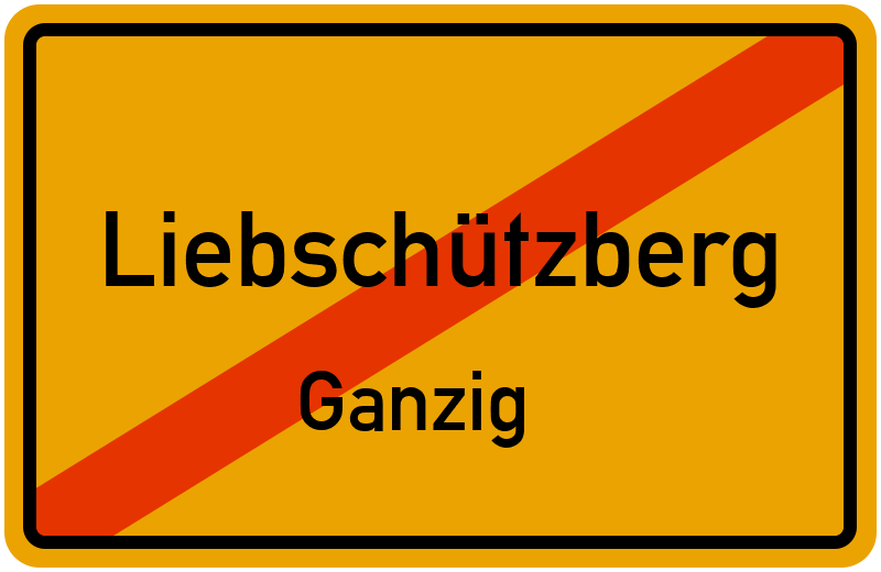 Ortsschild Liebschützberg