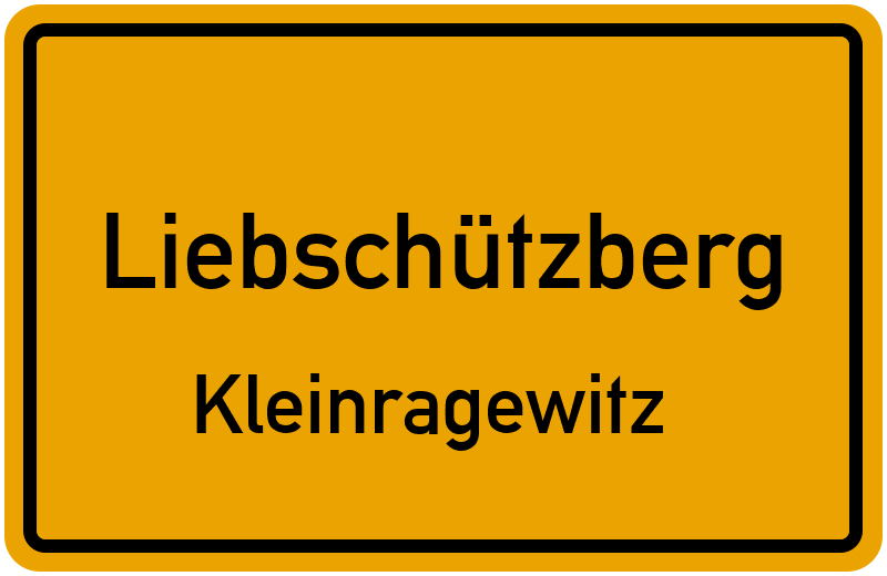 Ortsschild Liebschützberg