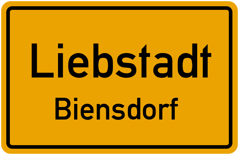 Ortsschild Liebstadt