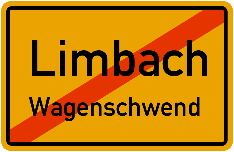 Ortsschild Limbach
