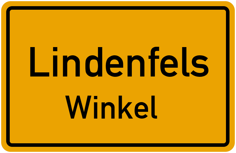 Ortsschild Lindenfels