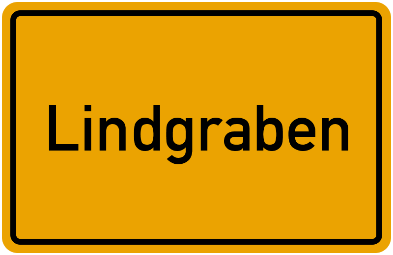 Ortsschild Lindgraben