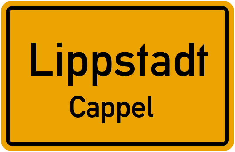 Ortsschild Lippstadt