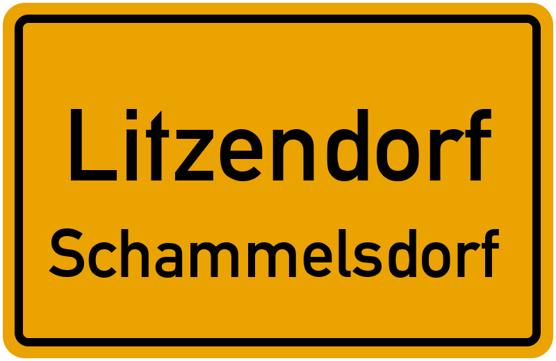 Ortsschild Litzendorf