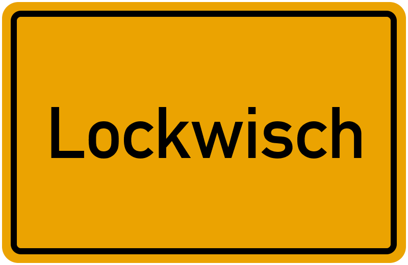 Ortsschild Lockwisch