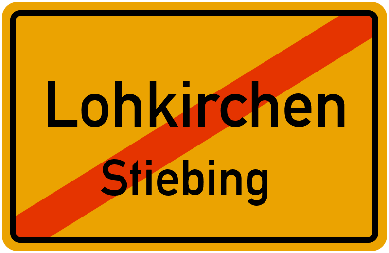 Ortsschild Lohkirchen