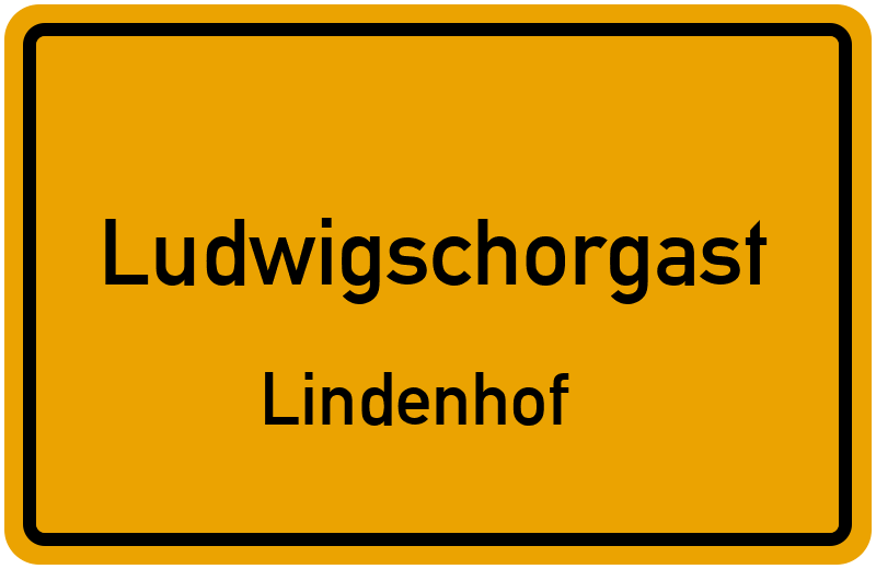 Ortsschild Ludwigschorgast