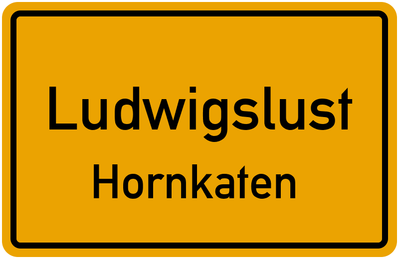 Ortsschild Ludwigslust