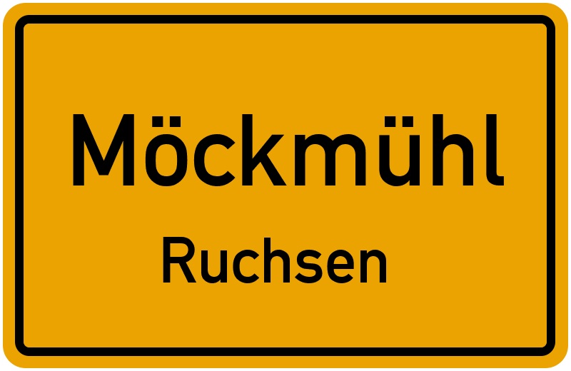 Ortsschild Möckmühl