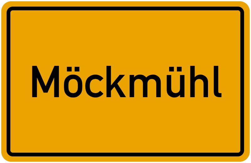 Ortsschild Möckmühl