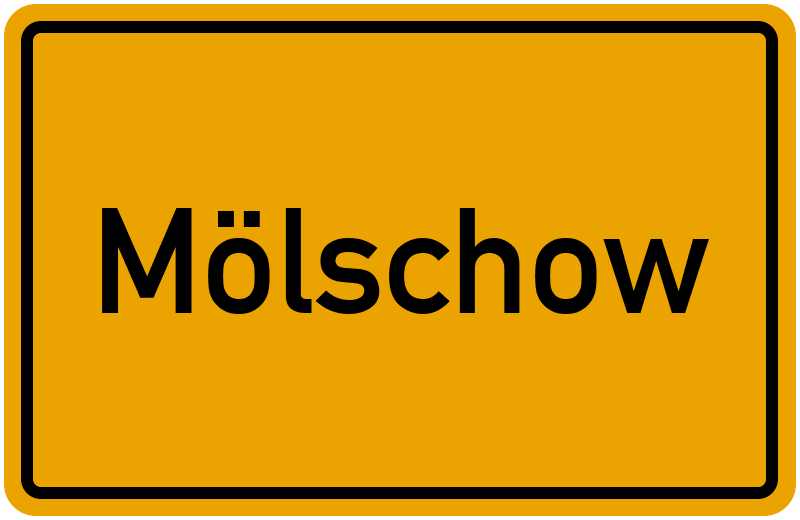 Ortsschild Mölschow