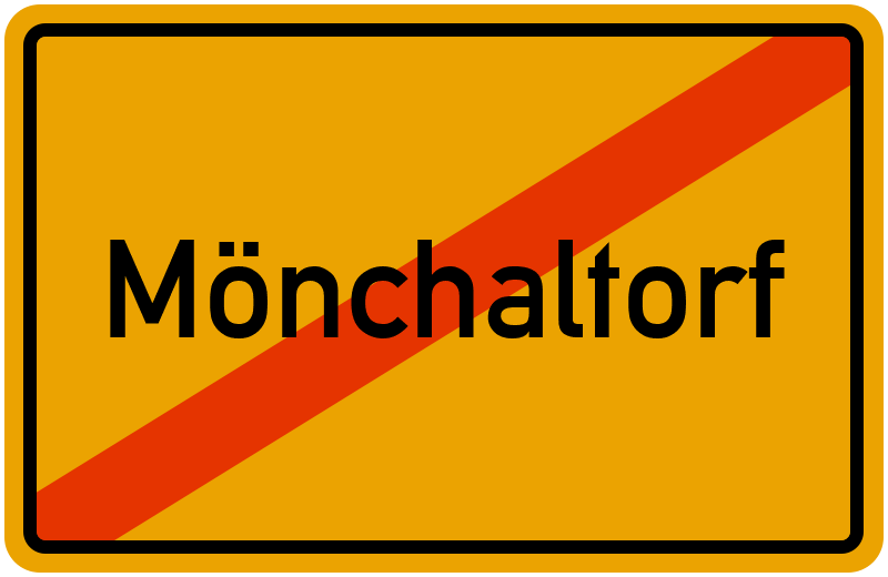 Ortsschild Mönchaltorf