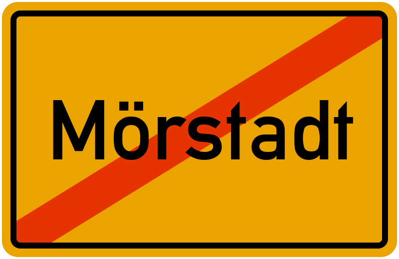 Ortsschild Mörstadt