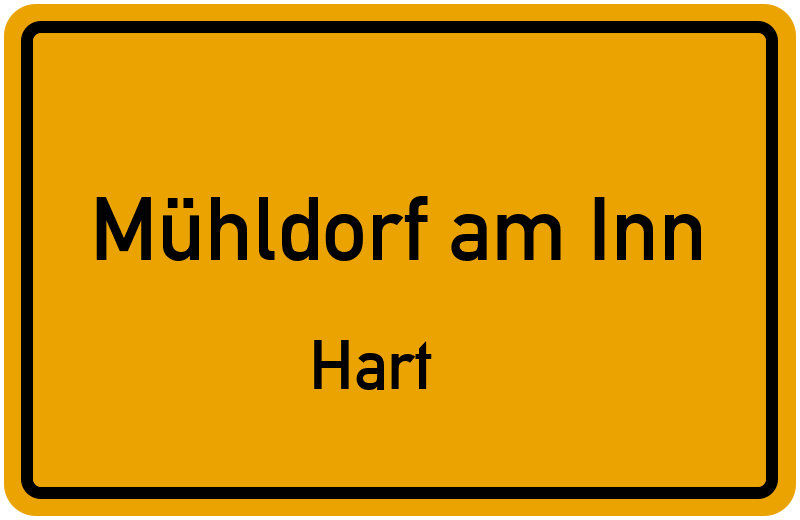Ortsschild Mühldorf am Inn