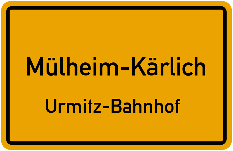 Ortsschild Mülheim-Kärlich