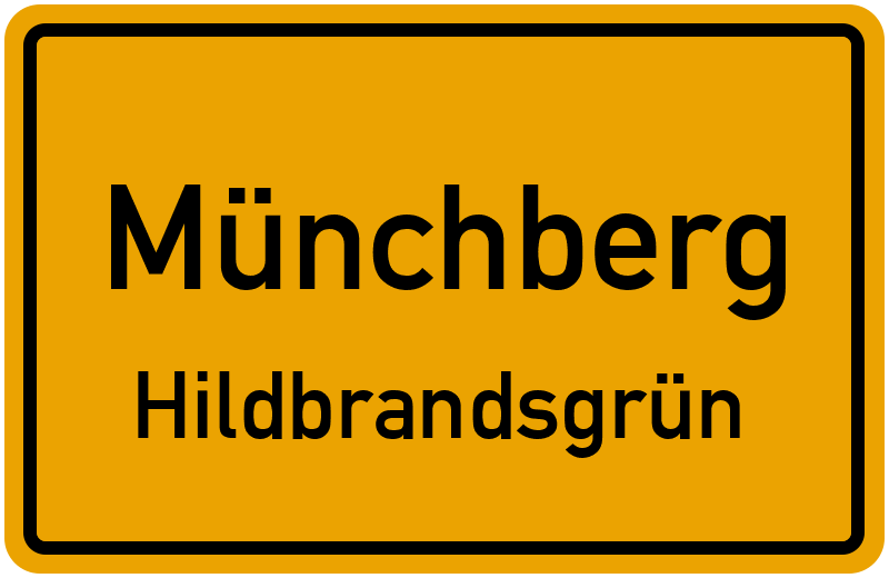 Ortsschild Münchberg