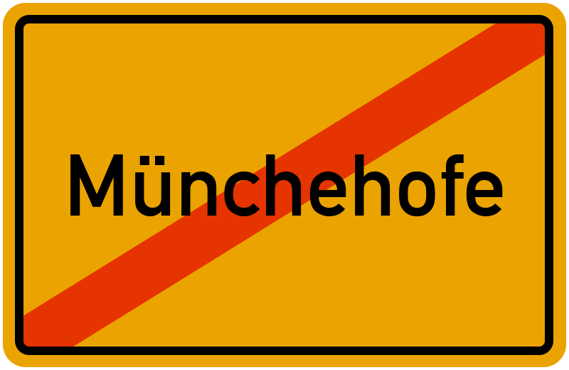 Ortsschild Münchehofe
