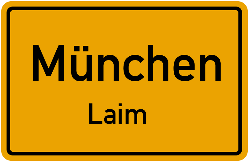 Ortsschild München