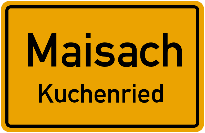 Ortsschild Maisach