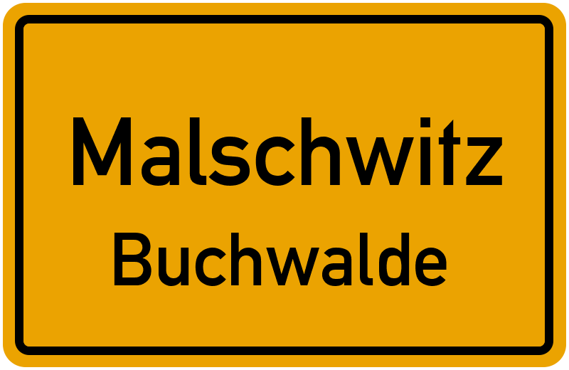 Ortsschild Malschwitz