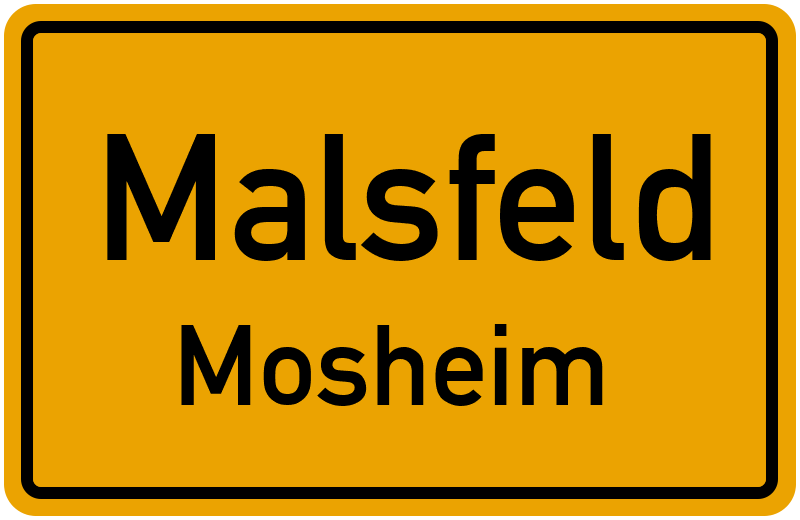 Ortsschild Malsfeld