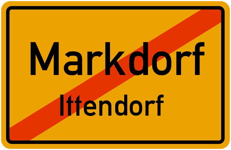Ortsschild Markdorf