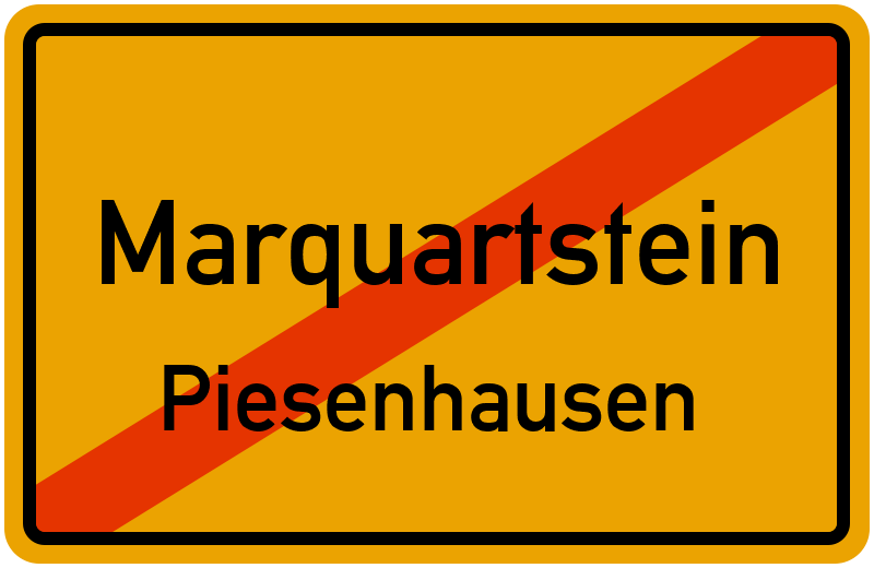 Ortsschild Marquartstein