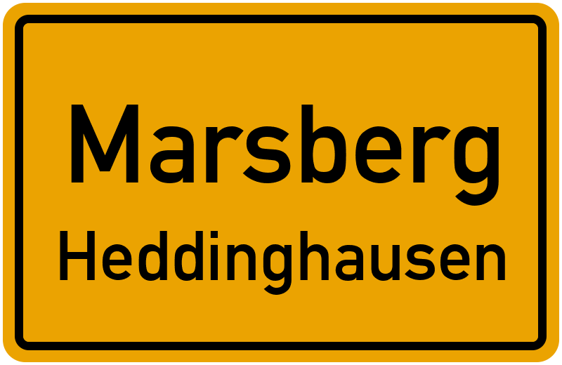 Ortsschild Marsberg