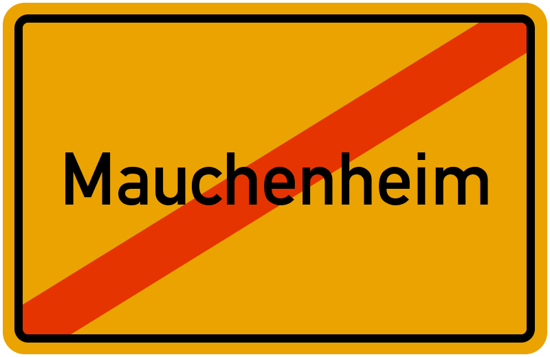 Ortsschild Mauchenheim