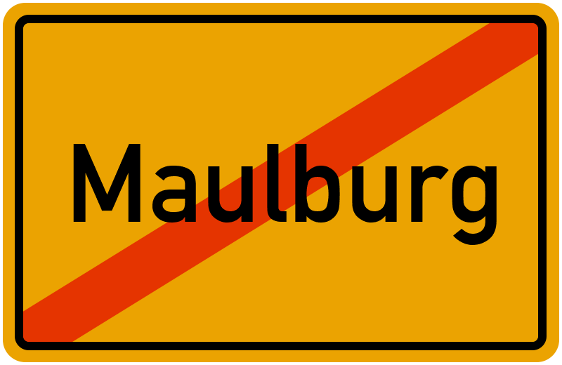Ortsschild Maulburg