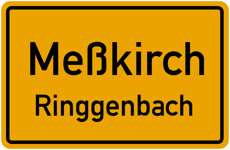 Ortsschild Meßkirch