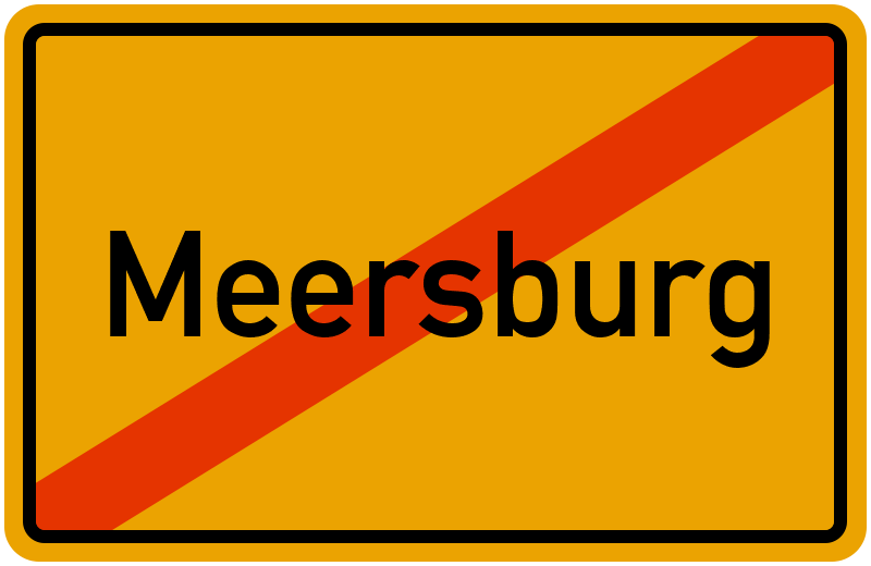 Ortsschild Meersburg