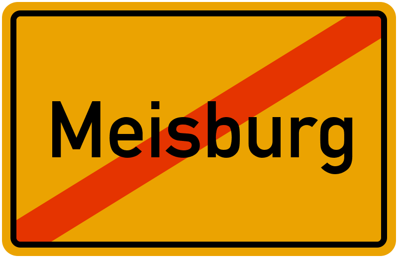 Ortsschild Meisburg