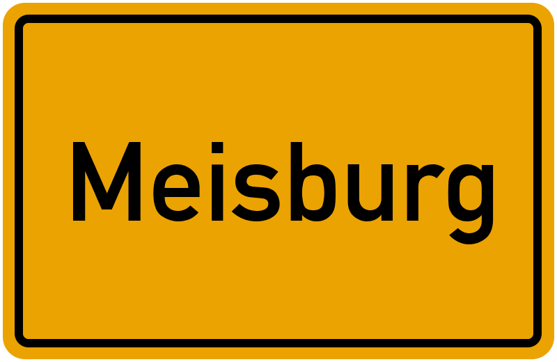 Ortsschild Meisburg