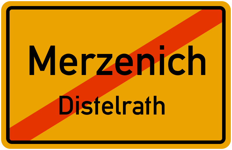 Ortsschild Merzenich