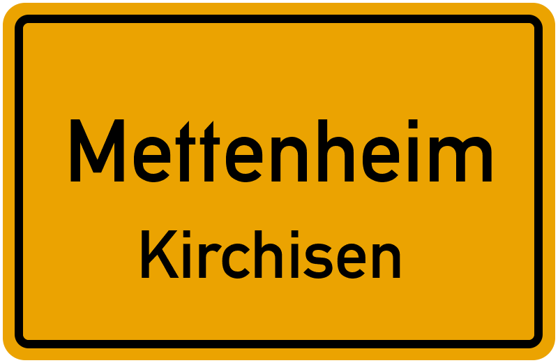 Ortsschild Mettenheim