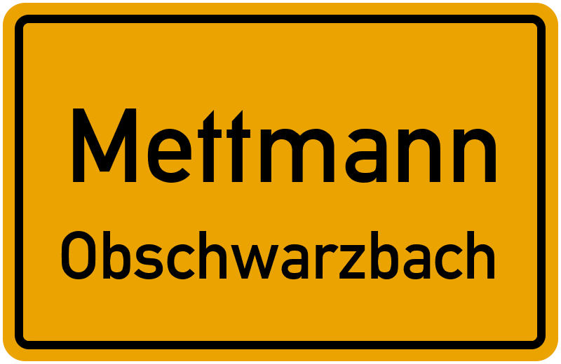 Ortsschild Mettmann