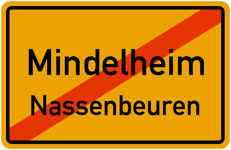 Ortsschild Mindelheim
